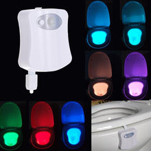 Multi-Color LED Motion Activated Toilet Light